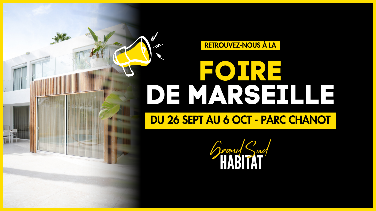 Retrouvez-nous à la Foire de Marseille du 26 septembre au 6 octobre