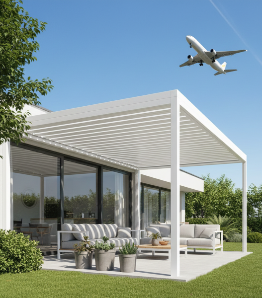 Installation d'une pergola en aluminium à Marignane 13700 - Installation Professionnelle près de l'Aéroport dans Bouches-du-Rhône par Grand Sud Habitat