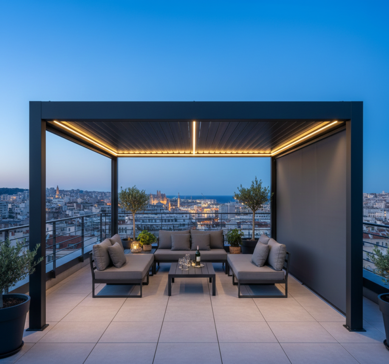 Quel type de pergola choisir pour profiter de sa terrasse à Marseille toute l'année ?